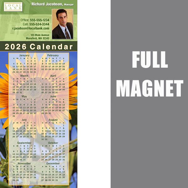 Vinyl Calendar Magnet