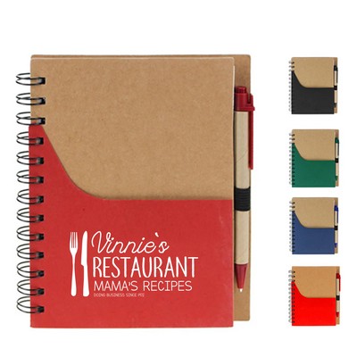 Pocket Notebook with Grip Pen